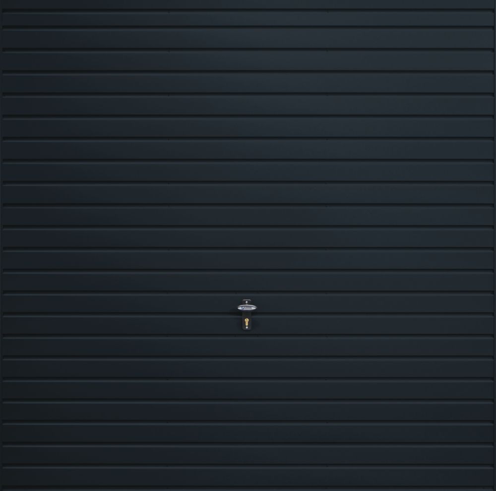 Image of Gliderol Horizontal 7' 6" x 7' Non-Insulated Frameless Steel Up & Over Garage Door Anthracite Grey 