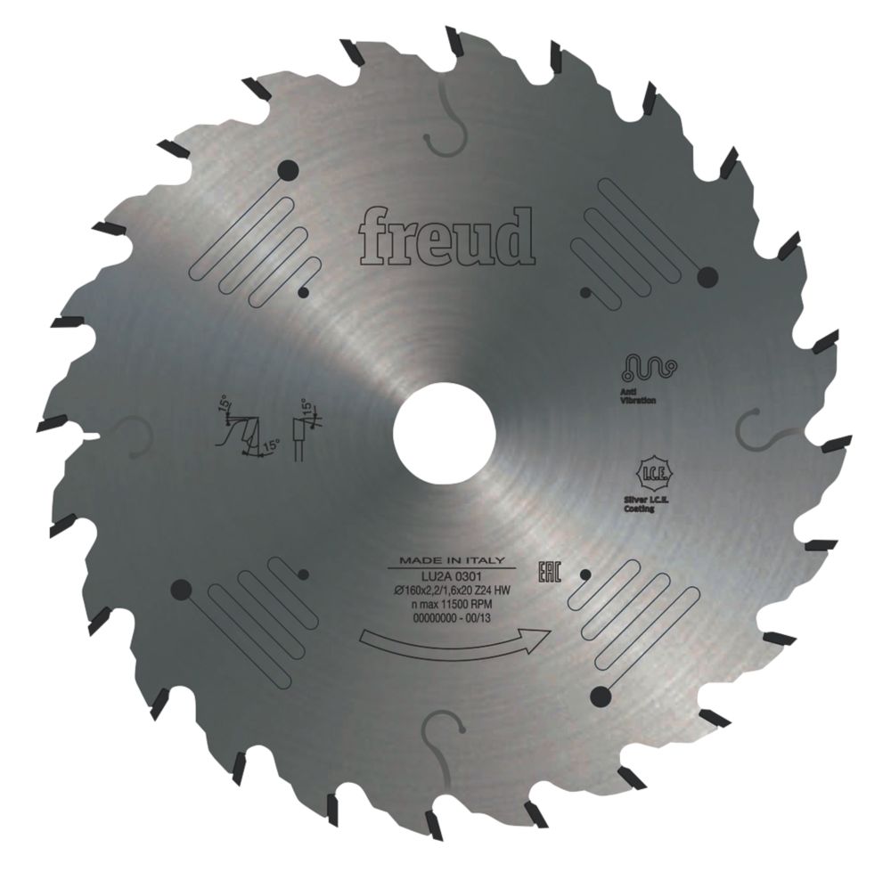 Image of Freud Softwood Circular Saw Blade 160mm x 20mm 24T 