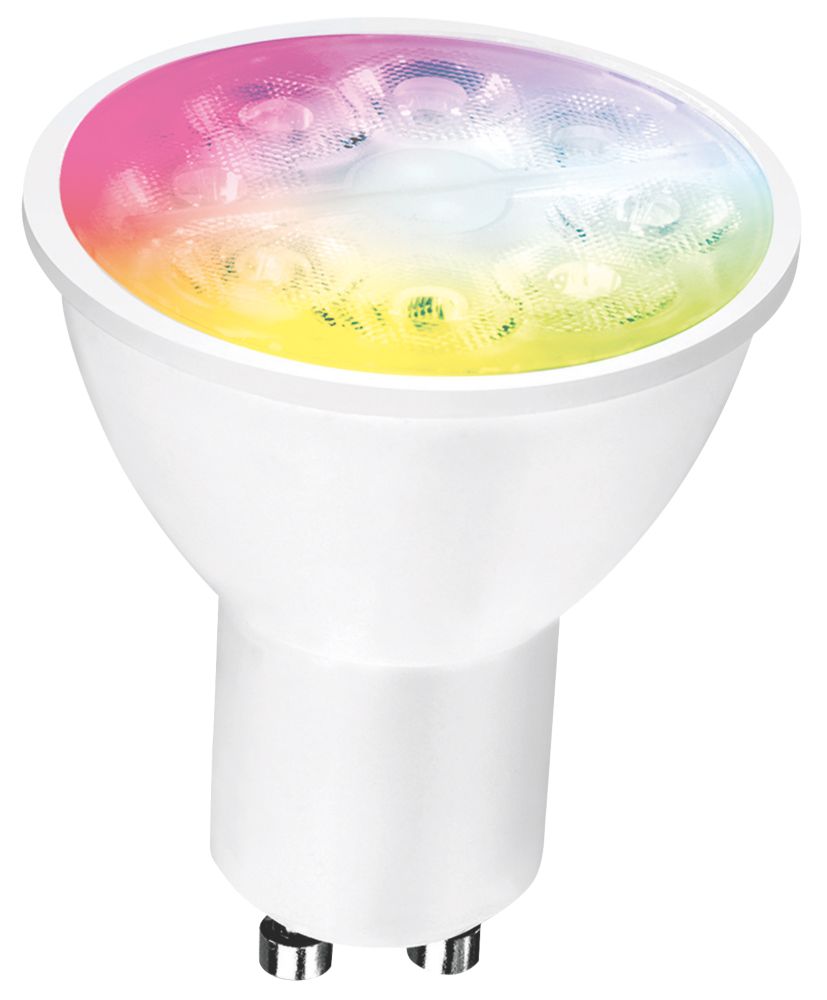 Image of Aurora Aone GU10 RGB & White LED Smart Light Bulb 5W 300lm 