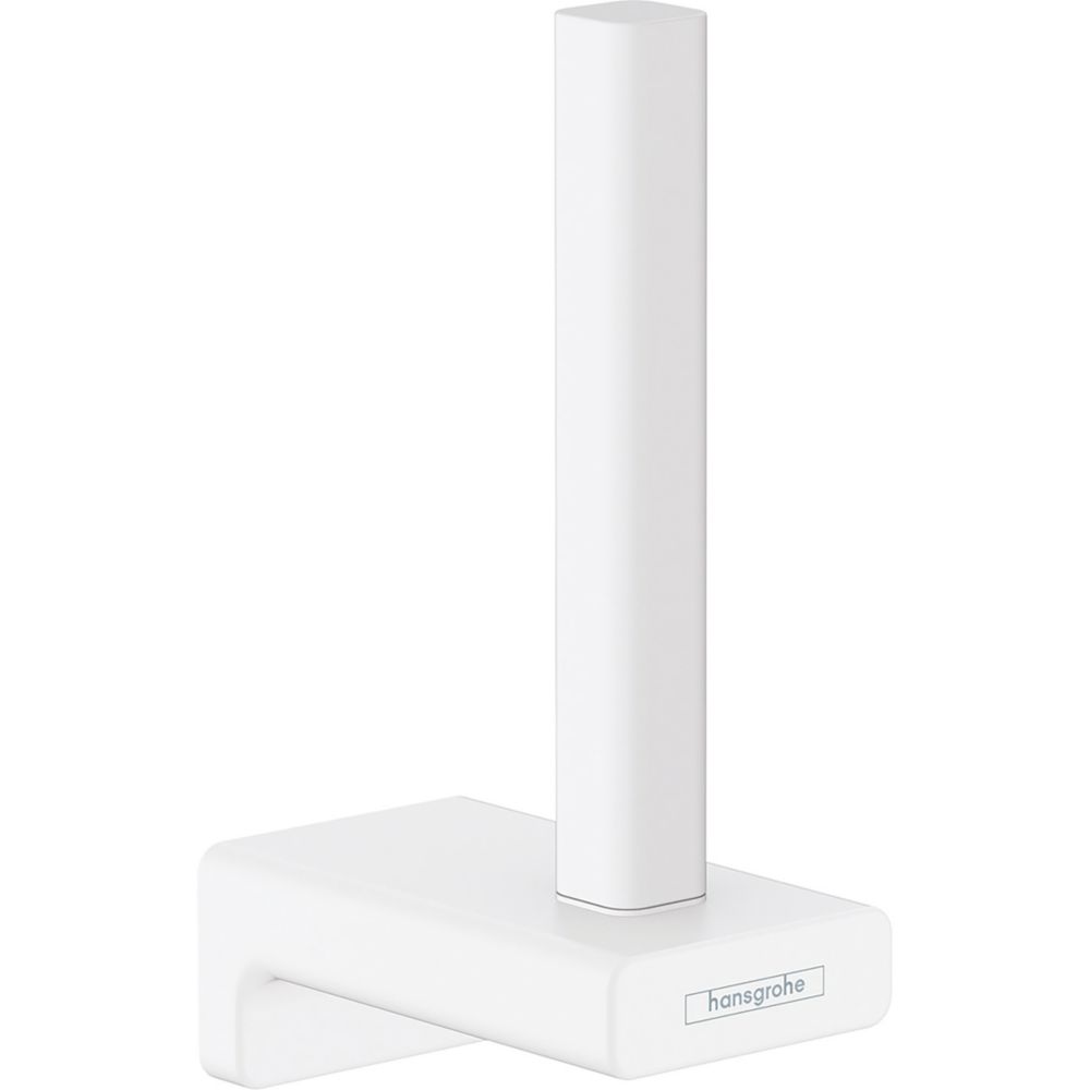 Image of Hansgrohe AddStoris Spare Toilet Roll Holder Matt White 