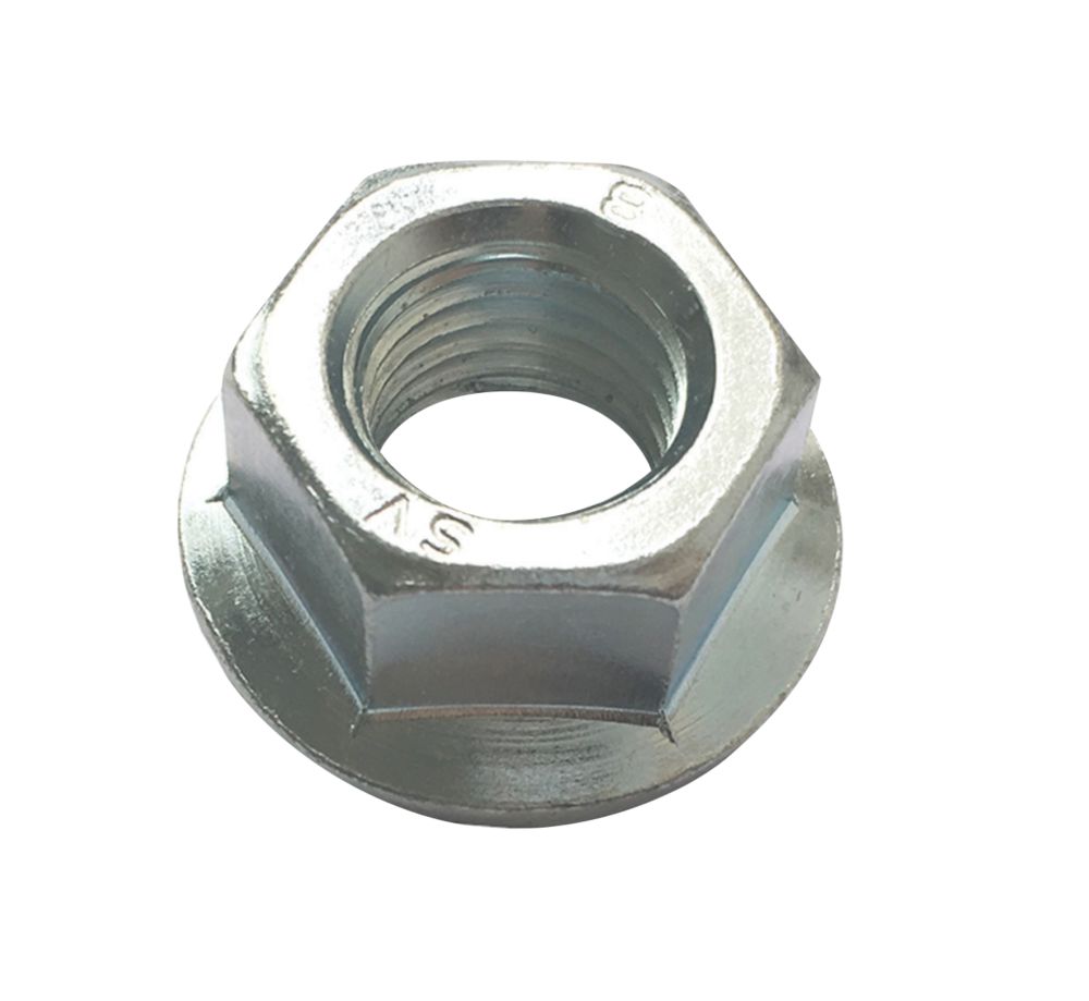 Image of Easyfix BZP Carbon Steel Flange Head Nuts M16 50 Pack 