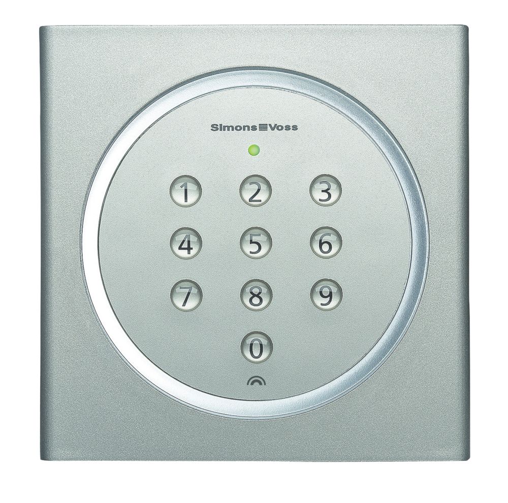 Image of SimonsVoss SV.MK.TRA.PINCODE Battery-Powered MobileKey Pin Code Keypad Silver 