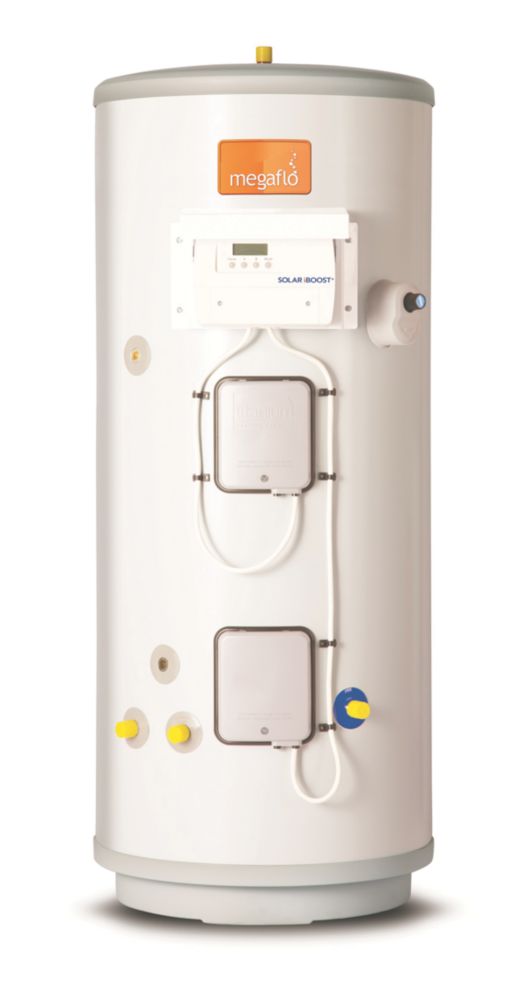 Image of Heatrae Sadia Megaflo Eco Solar PV Ready Indirect Unvented Unvented Hot Water Cylinder 250Ltr 2 x 3kW 