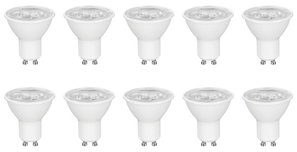 Image of LAP GU10 LED Light Bulb 345lm 3.6W 10 Pack 