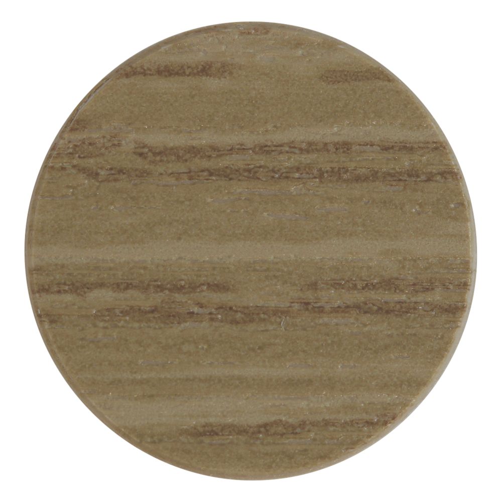 Image of Timco Screw Caps Odessa Oak 13mm 112 Pack 