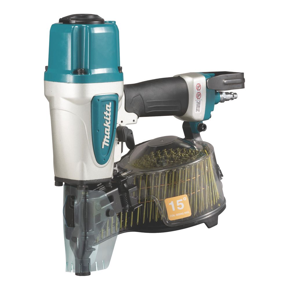 Image of Makita AN613 95mm First Fix Air Nail Gun 