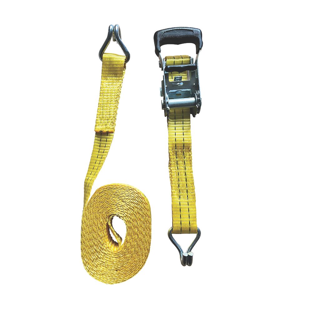 Image of Smith & Locke Ratchet Tie-Down with J-Hooks 6m x 38mm 