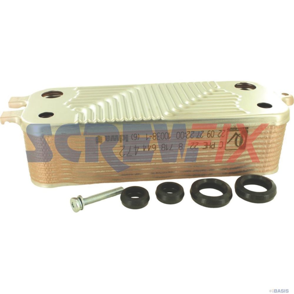 Image of Worcester Bosch 8737602364 HEAT EXCHANGER C-PHE 22 PLATES 