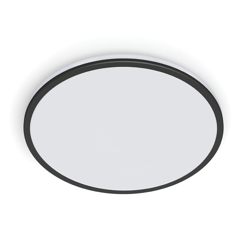 Image of Philips Ozziet LED Ceiling Light Black 18W 1800lm 