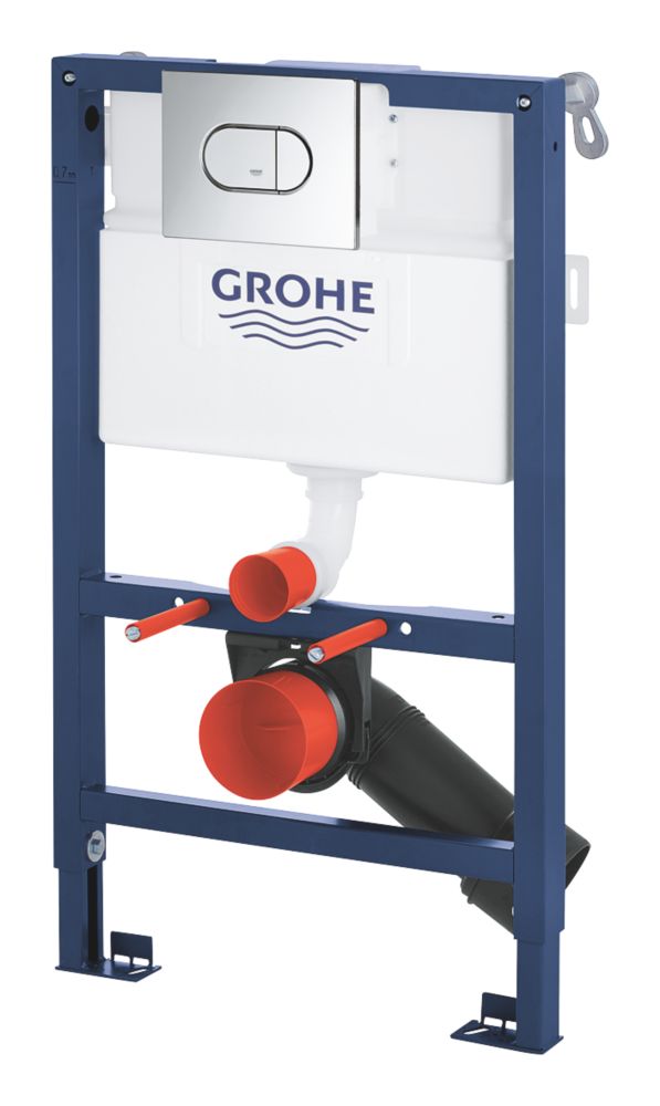 Image of Grohe Solido Low Noise 3-in-1 Support Frame for Wall-Hung Toilet 820mm 