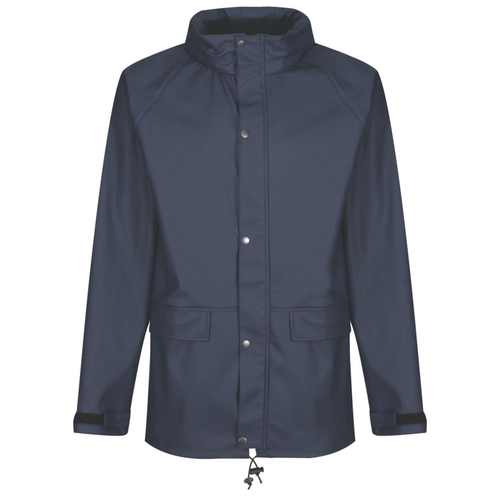 Image of Regatta Stormflex II Waterproof Jacket Navy Large Size 41 1/2" Chest 