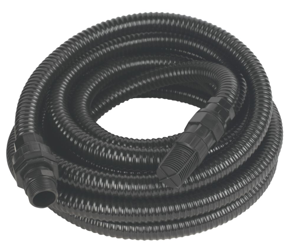 Image of Reinforced Delivery Hose with Filter Black 7m x 3/4" 
