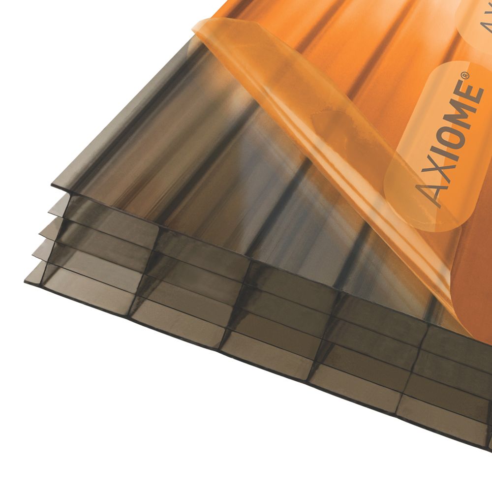 Image of Axiome Fivewall Polycarbonate Sheet Bronze 690mm x 25mm x 3000mm 
