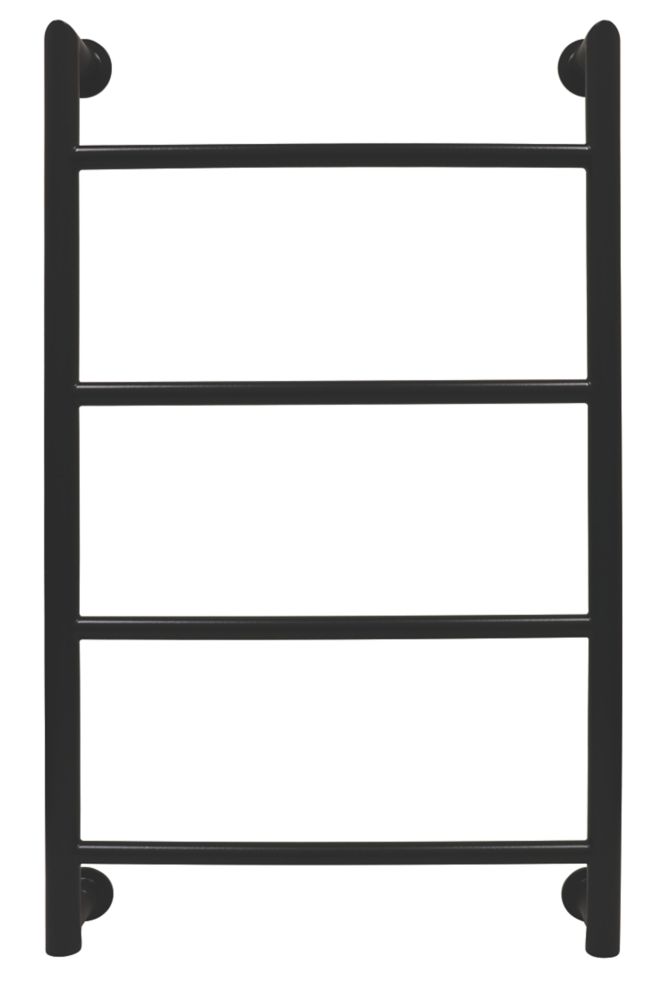 Image of Towelrads Ballymore Designer Towel Radiator 900mm x 530mm Black 767BTU 