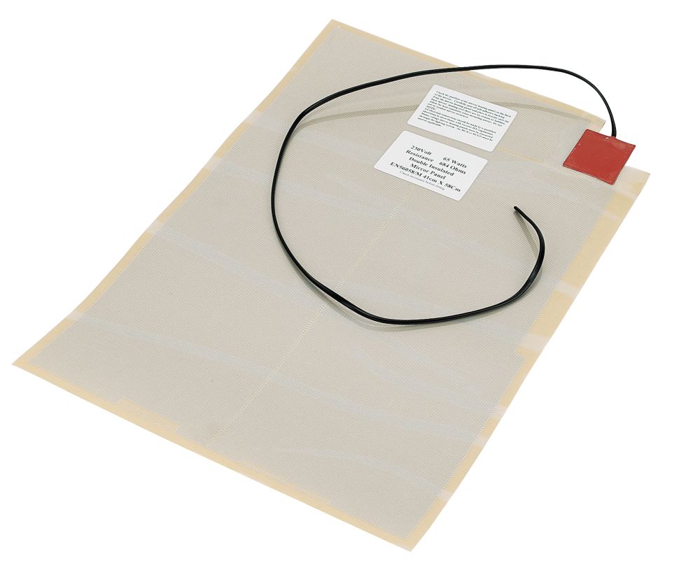 Image of Klima Heated Bathroom Mirror Panel 65W 230V 410mm x 580mm 