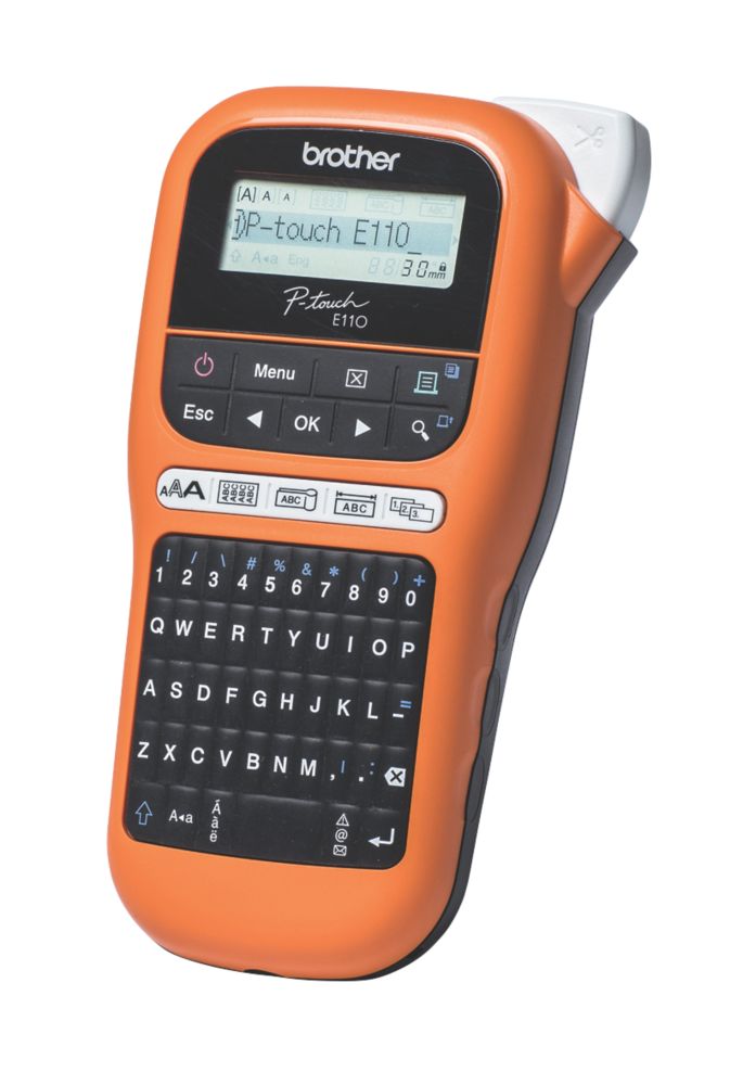 Image of Brother PTE110 Electricians Label Printing Machine 