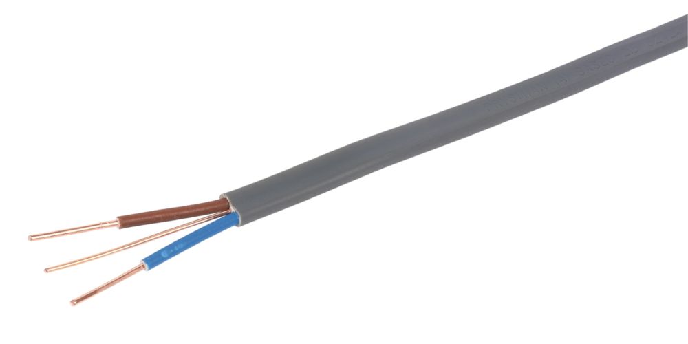 Image of Prysmian 6242Y Grey 2.5mmÂ² Twin & Earth Cable 25m Coil 