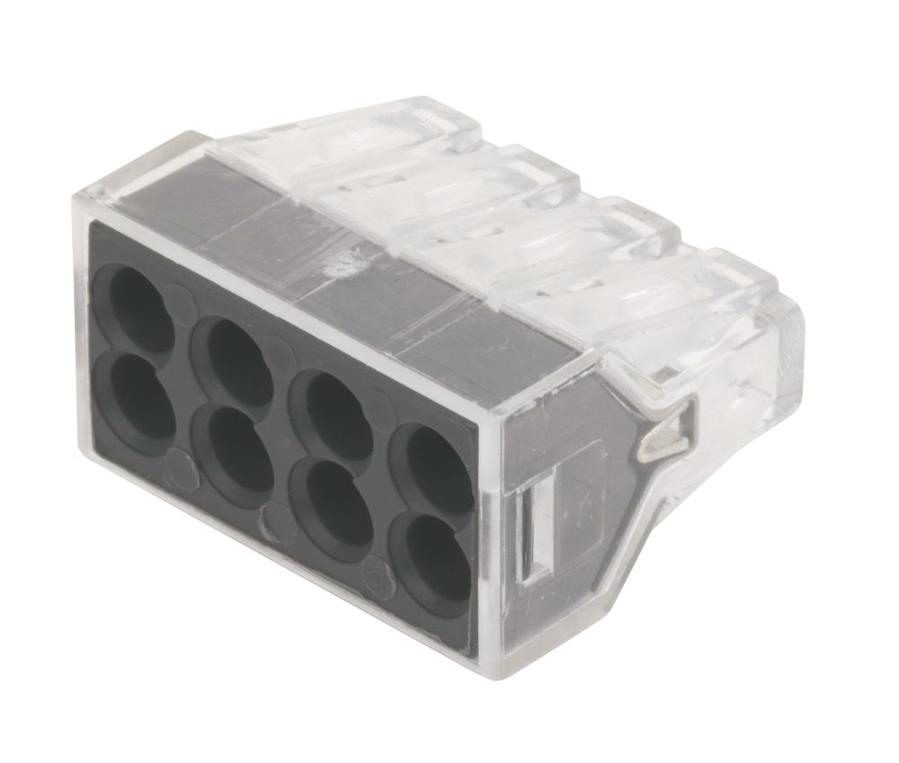 Image of Wago 773 Series 24A 8-Way Push-Wire Connector 50 Pack 