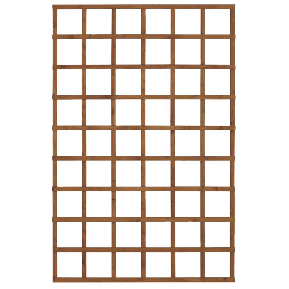 Image of Forest Softwood Rectangular Trellis 4' x 6' 4 Pack 