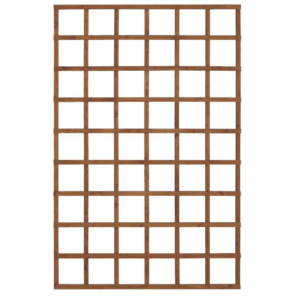 Image of Forest Softwood Rectangular Trellis 4' x 6' 4 Pack 