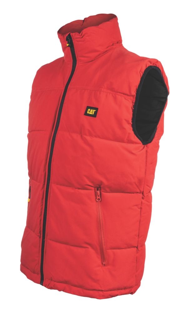 Image of CAT Arctic Zone Body Warmer Hot Red Large 42-44" Chest 