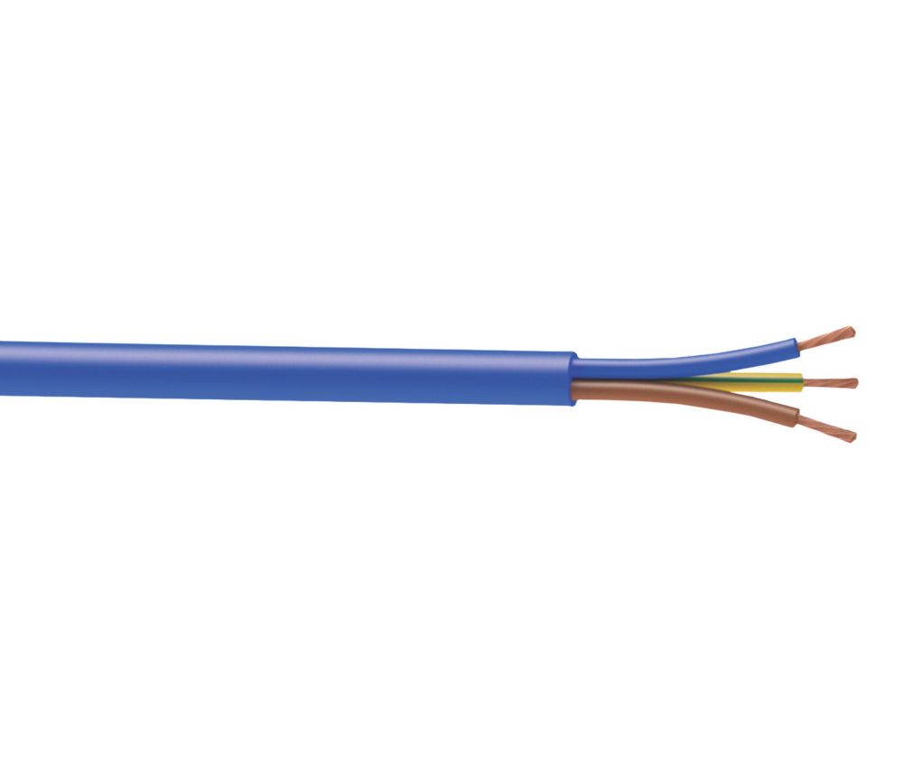 Image of Time 3183YAG Blue 3-Core 1.5mmÂ² Flexible Cable 25m Drum 