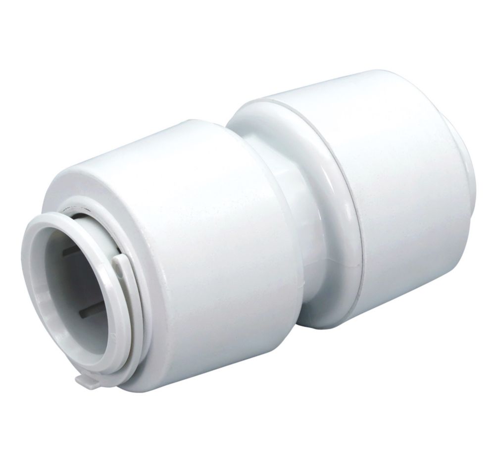 Image of FloPlast FloFit+ Plastic Push-Fit Equal Straight Coupler 22mm 