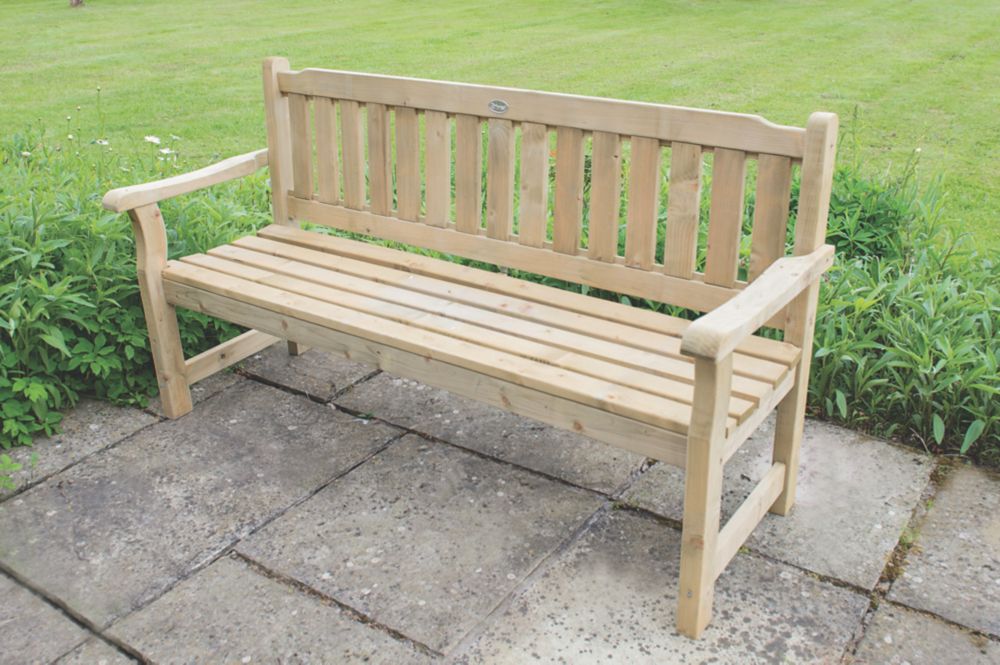 Image of Forest Rosedene Garden Bench Mixed Softwood 5' 6" x 3' 