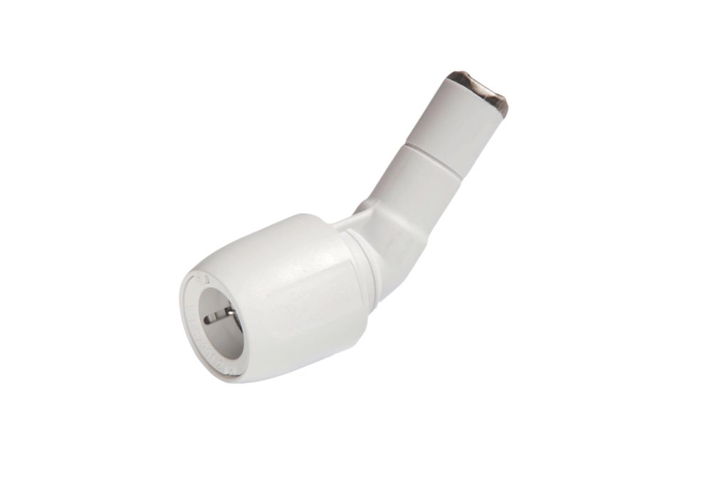 Image of Hep2O Plastic Push-Fit Equal 135Â° Stem Elbow 15mm 