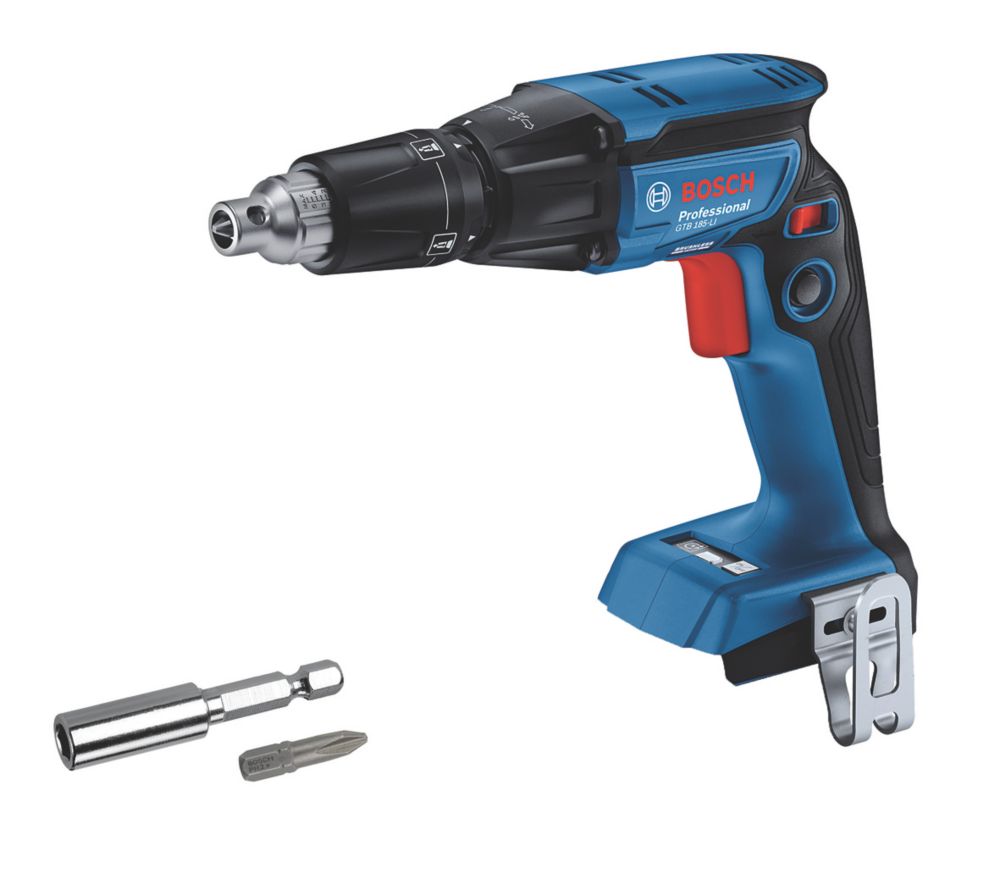 Image of Bosch GTB 18 V-45 + GMA 55 18V Li-Ion Coolpack Brushless Cordless Drywall Screwdriver & Autofeed Magazine - Bare 