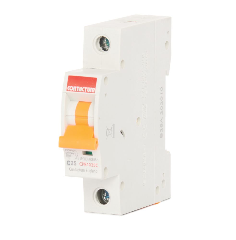 Image of Contactum Defender 25A SP Type C MCB 