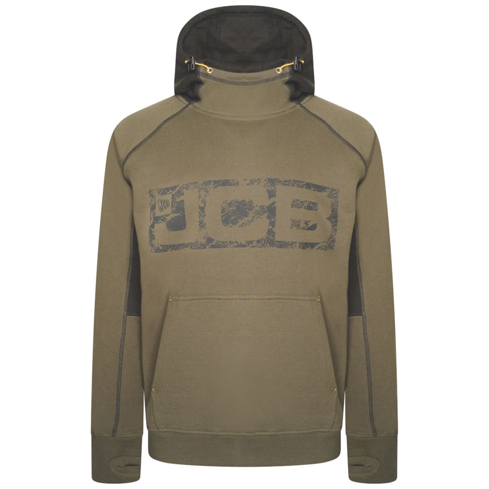 Image of JCB Horton Hoodie Olive X Large 46-48" Chest 