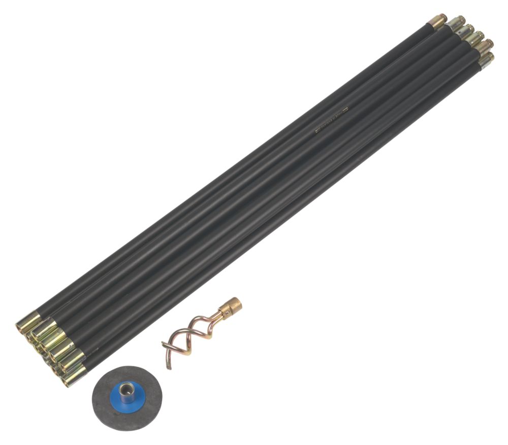 Image of Bailey 19mm Black Drain Rod Set 9.14m 