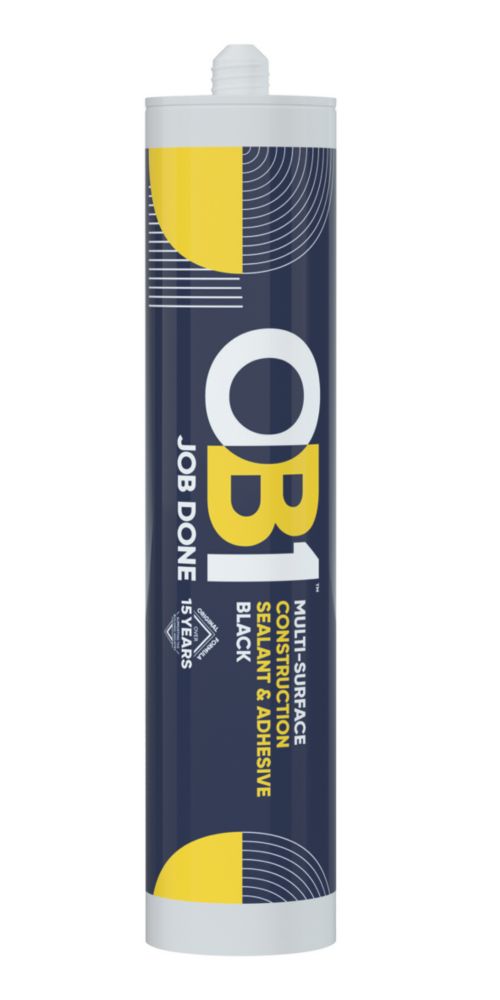 Image of OB1 Multi-Purpose Sealant & Adhesive Black 290ml 
