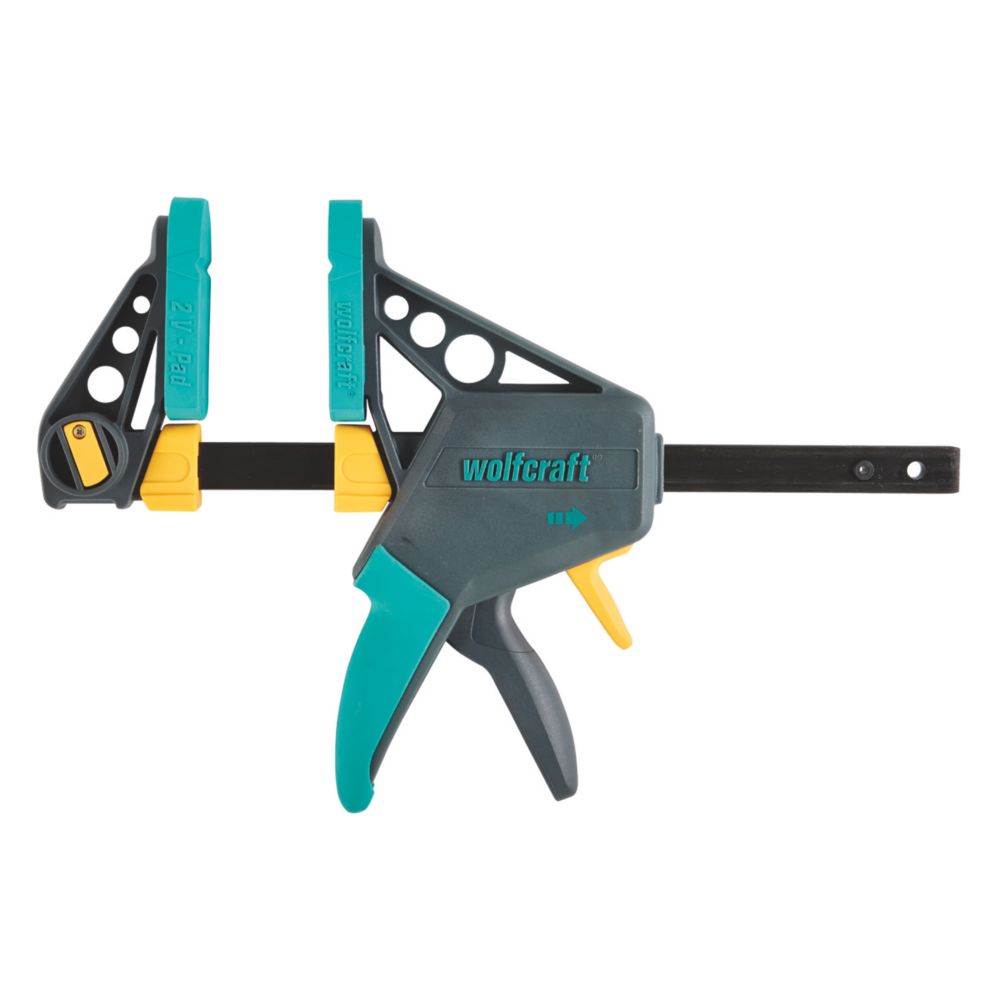 Image of Wolfcraft EHZ PRO 100-150 One-Handed Clamp 6" 