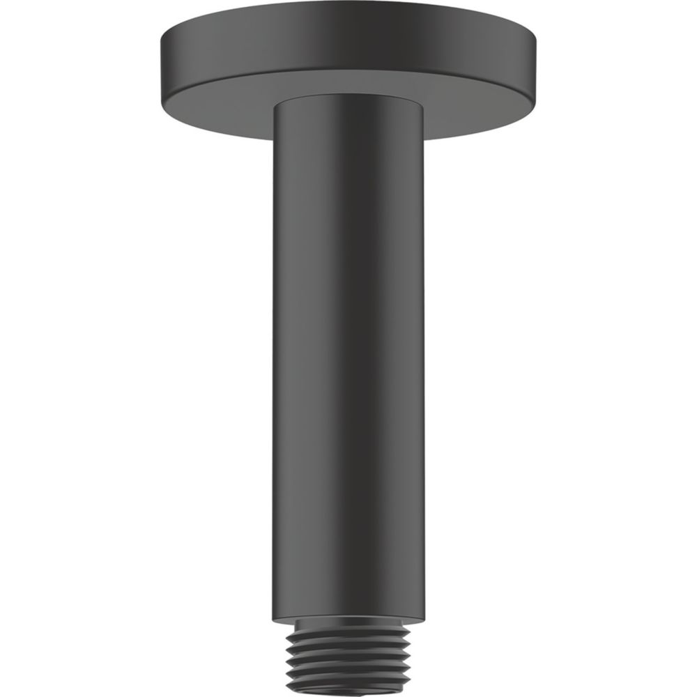 Image of Hansgrohe Vernis Blend Shower Arm Matt Black 100mm x 26mm 
