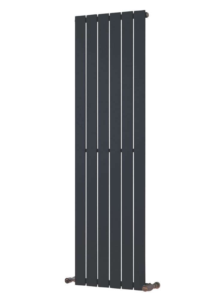 Image of Ximax Oceanus Horizontal or Vertical Designer Radiator 1500mm x 445mm Anthracite 