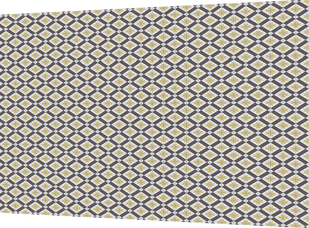 Image of Splashwall Blue / Yellow Alloy Splashback 600mm x 800mm x 4mm 