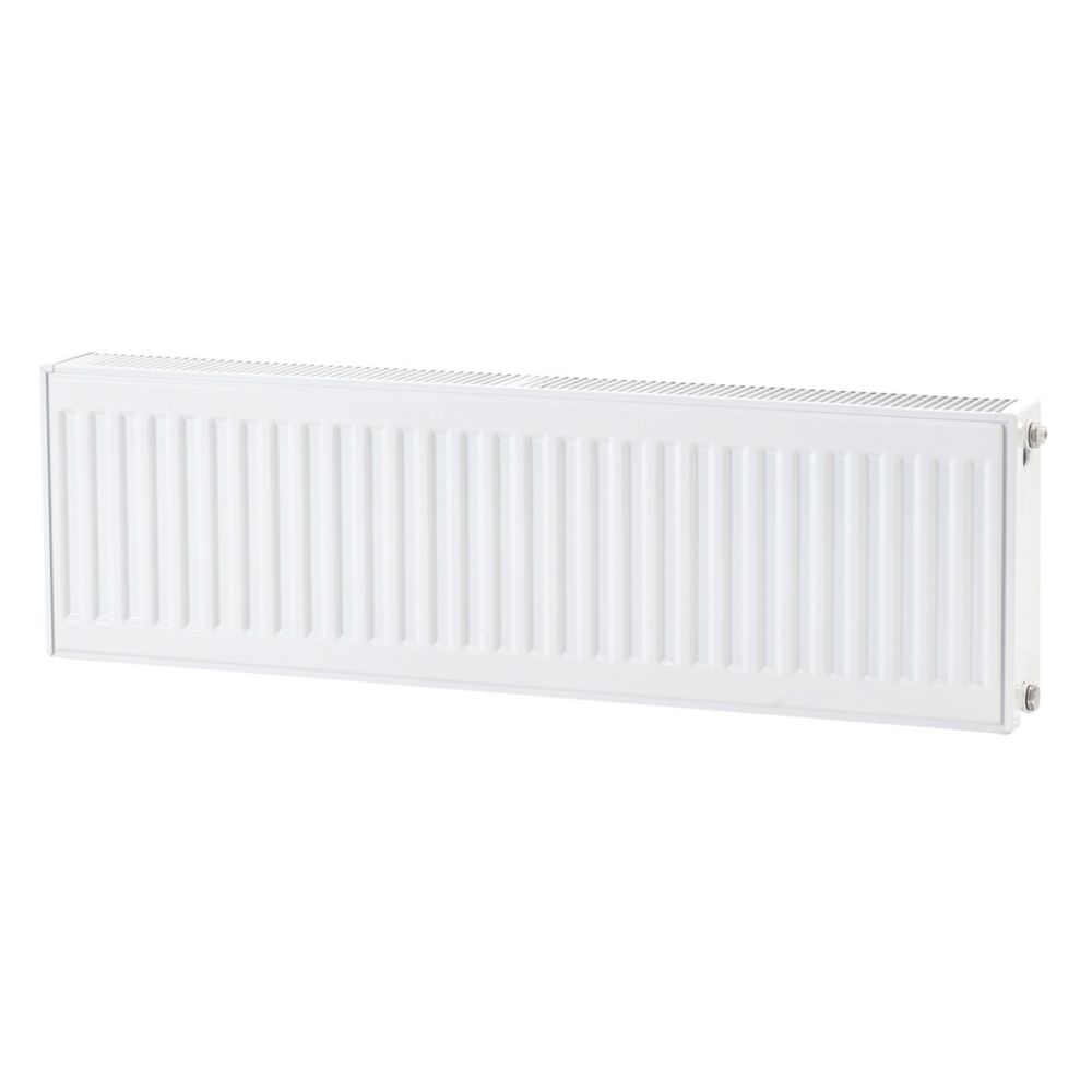 Image of Flomasta Type 22 Double-Panel Double Convector Radiator 300mm x 1200mm White 3876BTU 
