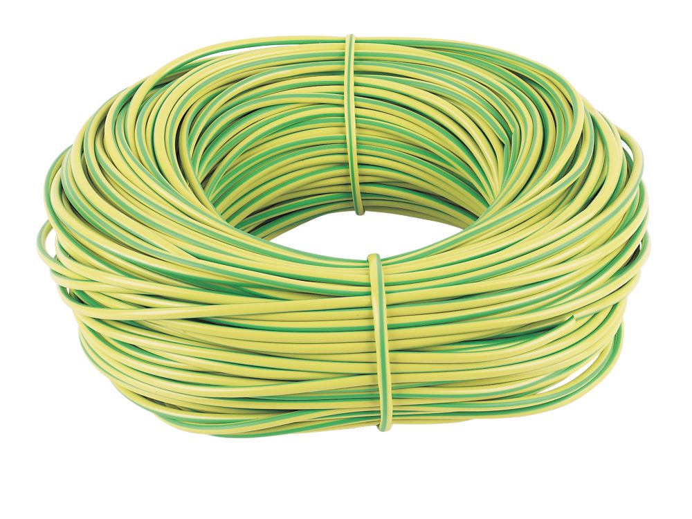 Image of Green/Yellow Sleeving 4mm x 100m 
