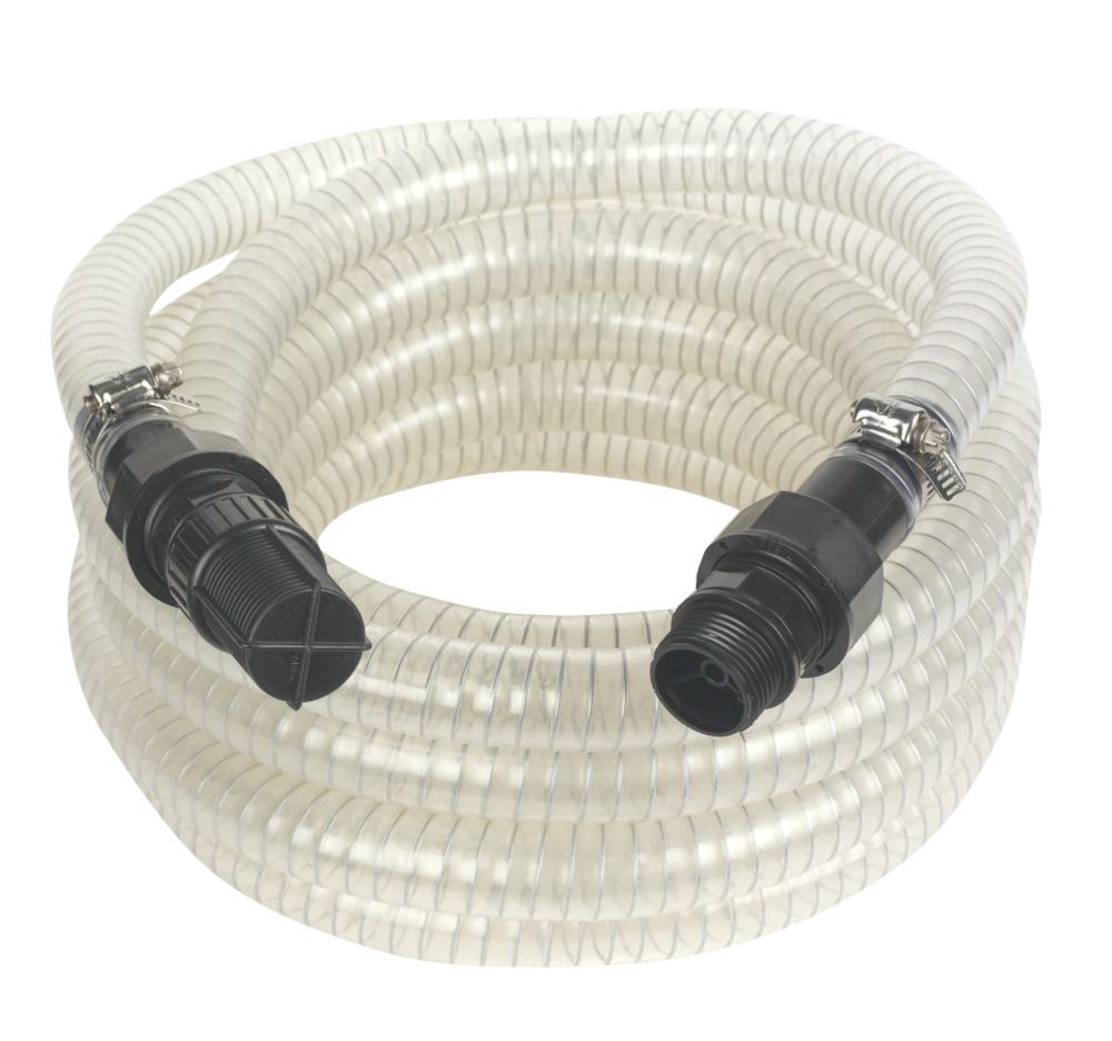 Image of Reinforced Suction Hose with Filter Clear 7m x 1" 