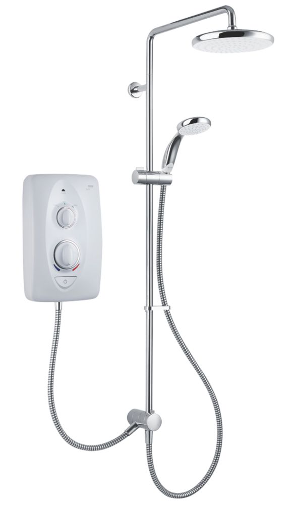 Image of Mira Sprint Dual White 9.5kW Manual Electric Shower 
