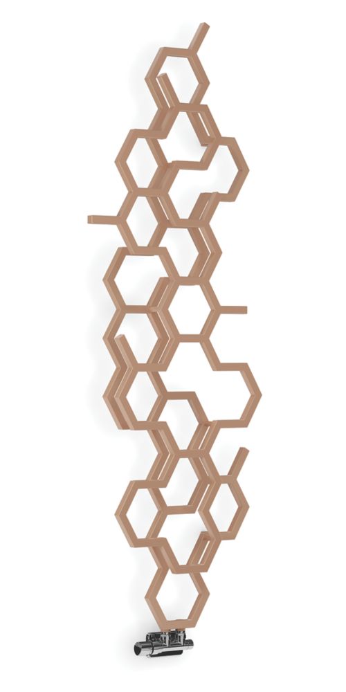 Image of Terma Hex Radiator 1700m x 573mm Copper 1705BTU 