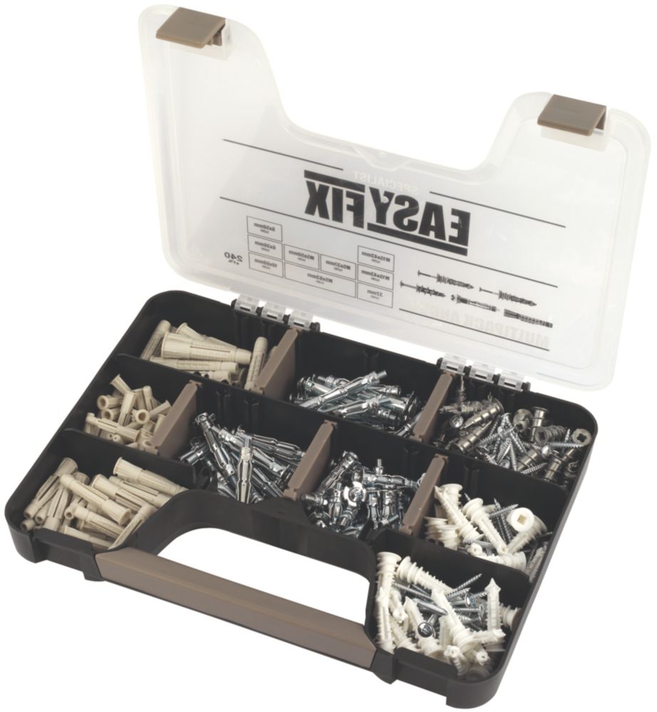 Image of Easyfix Fixings Trade Case 240 Piece Set 