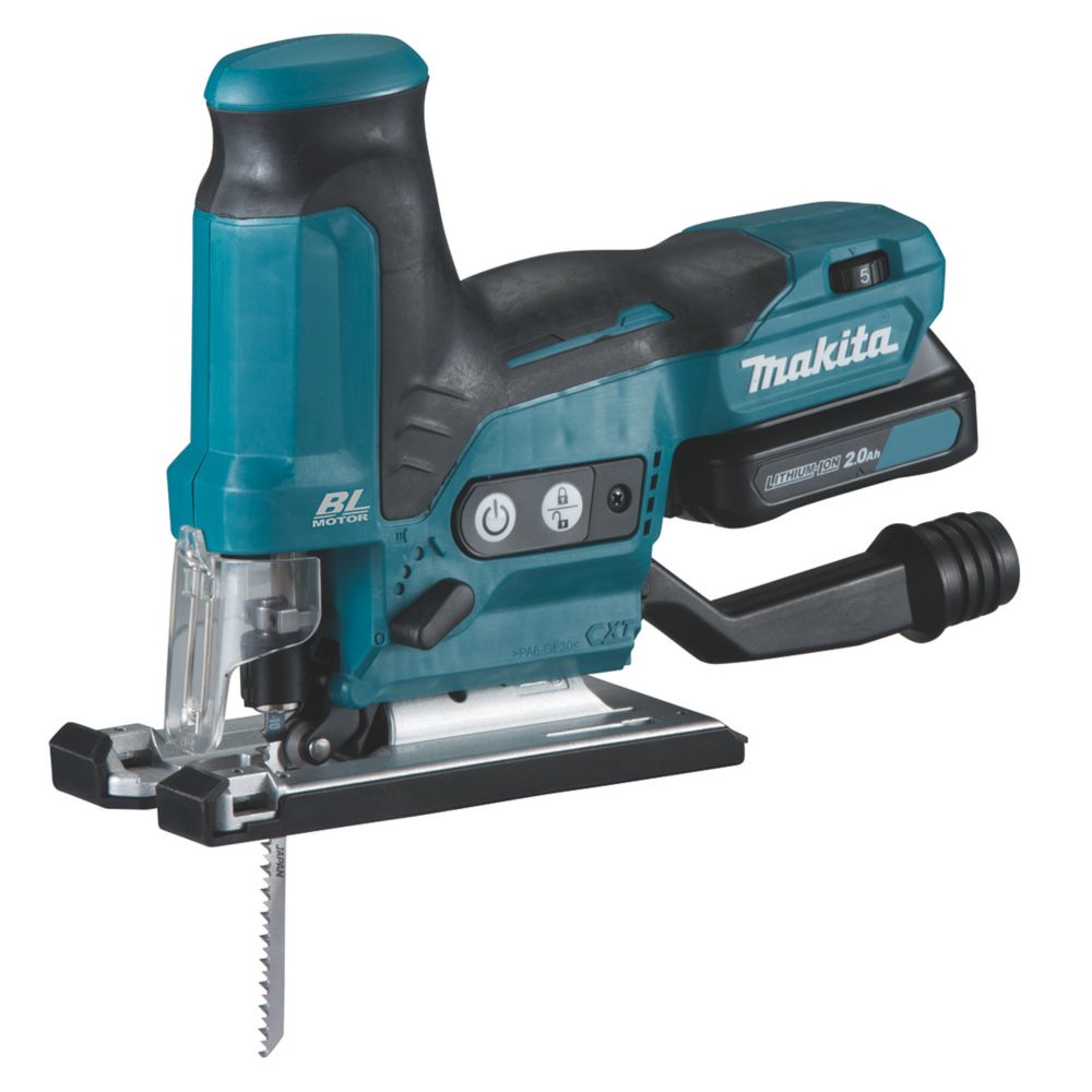 Image of Makita JV102DSAJ 10.8V 2 x 2.0Ah Li-Ion CXT Brushless Cordless Jigsaw 