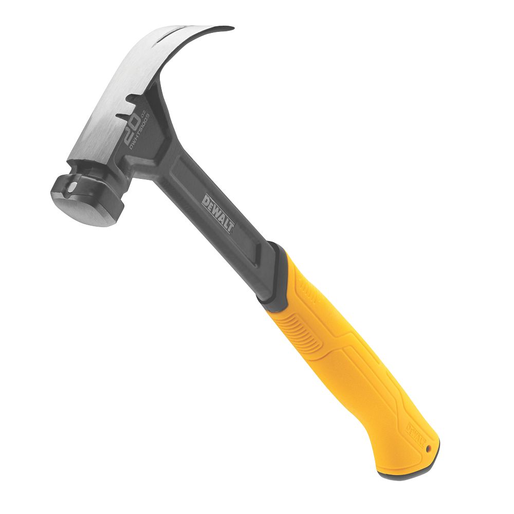 Image of DeWalt XP One-Piece Curved Claw Hammer 20oz 