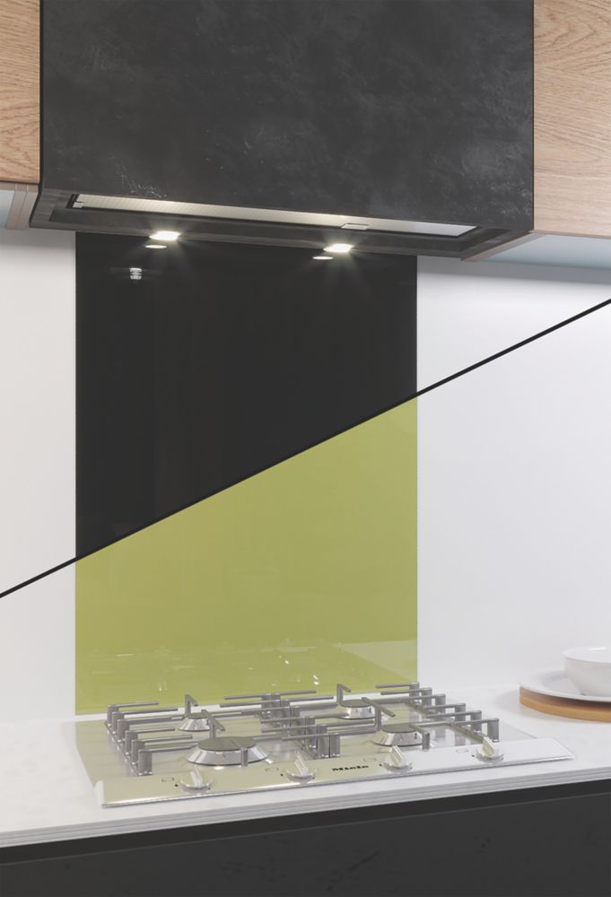 Image of AluSplash Black / Olive Green Splashback 600mm x 800mm x 4mm 