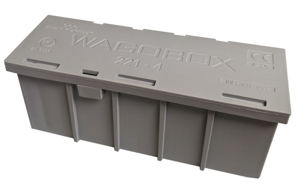 Image of Wago 32A Multi-Purpose Junction Box 39 x 39 x 44mm Grey 