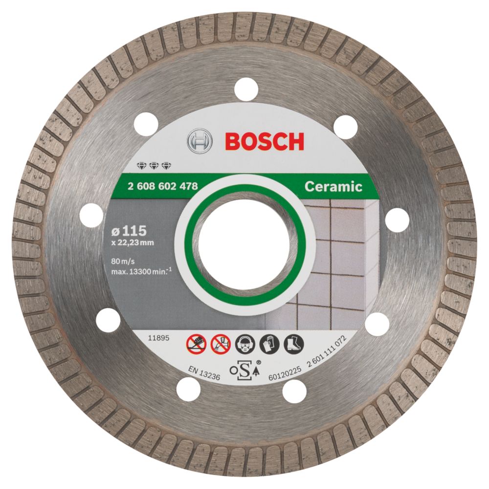 Image of Bosch Tile Turbo Diamond Disc 115mm x 22.23mm 