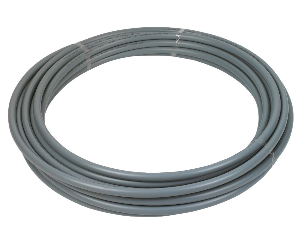 Image of QPB22B/25 Push-Fit Polybutylene Barrier Pipe 22mm x 25m Grey 